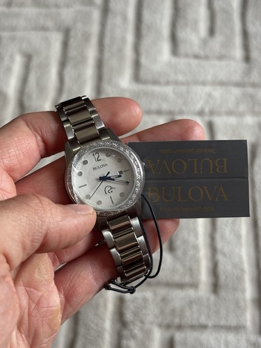 Bulova swaroski nuovo 96m158 - bulova,
