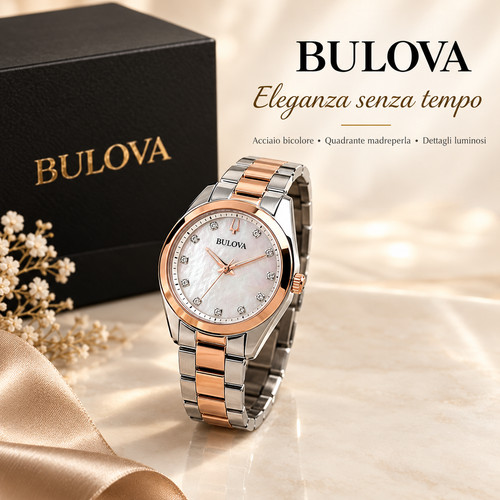 Orologio donna bulova - donna, 98p207